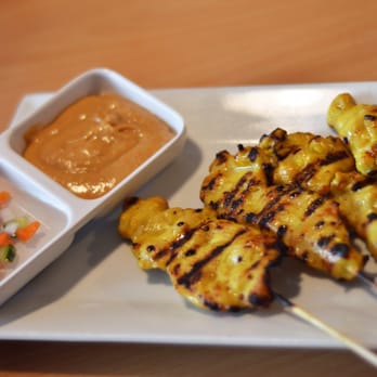 Thai Time - Chicken satay - Thai Near Me - Worcester, Massachusetts