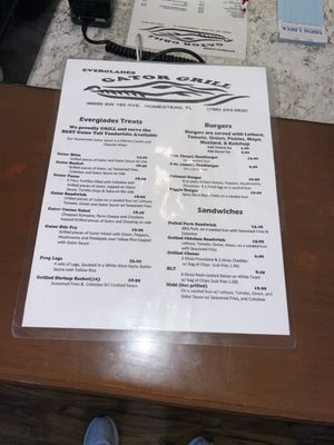 Menu photo 1 Everglades Gator Grill Homestead, FL
