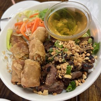 Rang Dong Restaurant - 5/29/24 FYI. # 33. BUN THIT NUONG, CHA GIO; Vermicelli with grilled pork & egg rolls - Vietnamese Near Me - Alameda, California