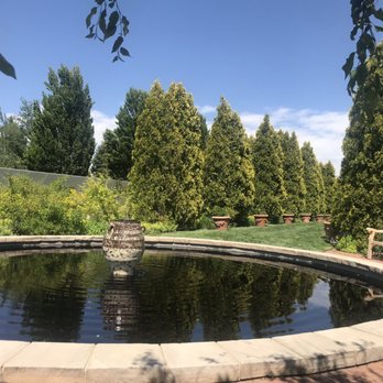 Denver Botanic Gardens - View from a bench under the shade. - Botanical Gardens Near Me - Denver, Colorado