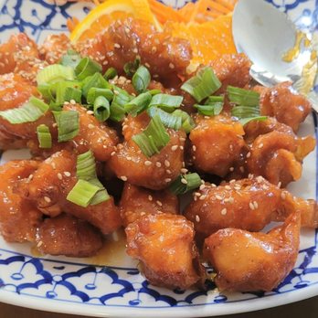 Chaba - Orange Chicken - Thai Near Me - Cypress, California