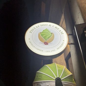 Pistachio and Cream - Sign - Gelato Near Me - Sacramento, California Pistachio and Cream - Sign - Gelato Near Me - Sacramento, California