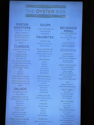Menu photo 1 The Oyster Bar Stateline, NV Menu photo 1 The Oyster Bar Stateline, NV