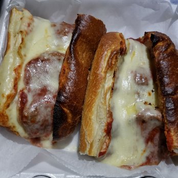 Giuseppe's Italian Pizzeria - 1.4.21 Meatball parm with a perfect toast on the bread & cheese melted perfect. - Pizza Near Me - Naugatuck, Connecticut Giuseppe's Italian Pizzeria - 1.4.21 Meatball parm with a perfect toast on the bread & cheese melted perfect. - Pizza Near Me - Naugatuck, Connecticut