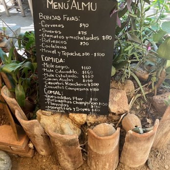 Almu - Menu - Mexican Near Me - San Martín Tilcajete, OAX