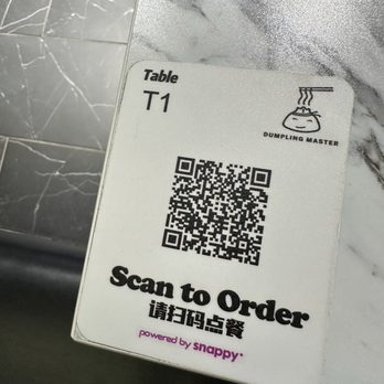 Dumpling Master - Scan to order at the table - Dim Sum Near Me - Chamblee, Georgia