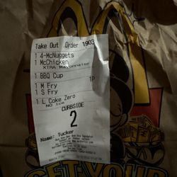 McDonald's - Missing fries