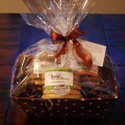 Gift basket of gourmet drop cookies from Facebook