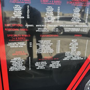 Felix's Hibachi Grill - Menu - Japanese Near Me - Culver City, California
