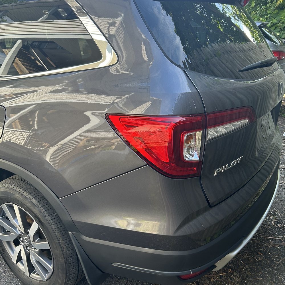Gerber Collision & Glass - All of this was dented and missing before - Windshield Installation & Repair Near Me - Johnson City, New York
