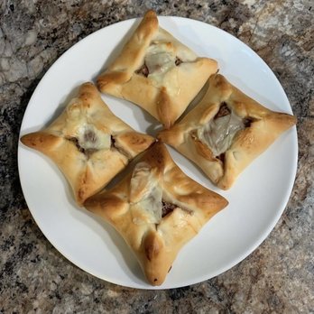 Tasse Bakery - Meat fatayer I made at home with some cheese baked on top - Mediterranean Near Me - Calgary, Alberta Tasse Bakery - Meat fatayer I made at home with some cheese baked on top - Mediterranean Near Me - Calgary, Alberta