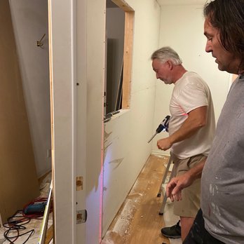 JCB Construction - Jon and John working hard - General Contractors Near Me