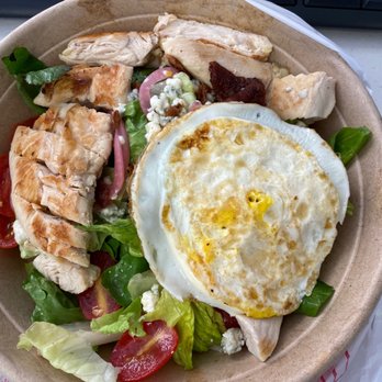Twisted Root Burger - Cobb salad with - Burgers Near Me - San Angelo, Texas Twisted Root Burger - Cobb salad with - Burgers Near Me - San Angelo, Texas