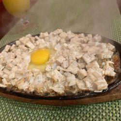 Manila Resto - Sizzling Sisig - Tofu with Egg