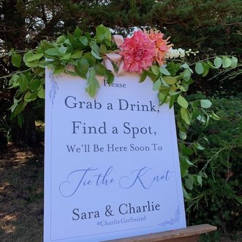 MacCallum House Weddings - Signage at Cypress Grove. MacCallum House set up a champagne and sparkling water service at Cypress Grove while waiting. They loved it. - Wedding Planning Near Me - Mendocino, California MacCallum House Weddings - Signage at Cypress Grove. MacCallum House set up a champagne and sparkling water service at Cypress Grove while waiting. They loved it. - Wedding Planning Near Me - Mendocino, California