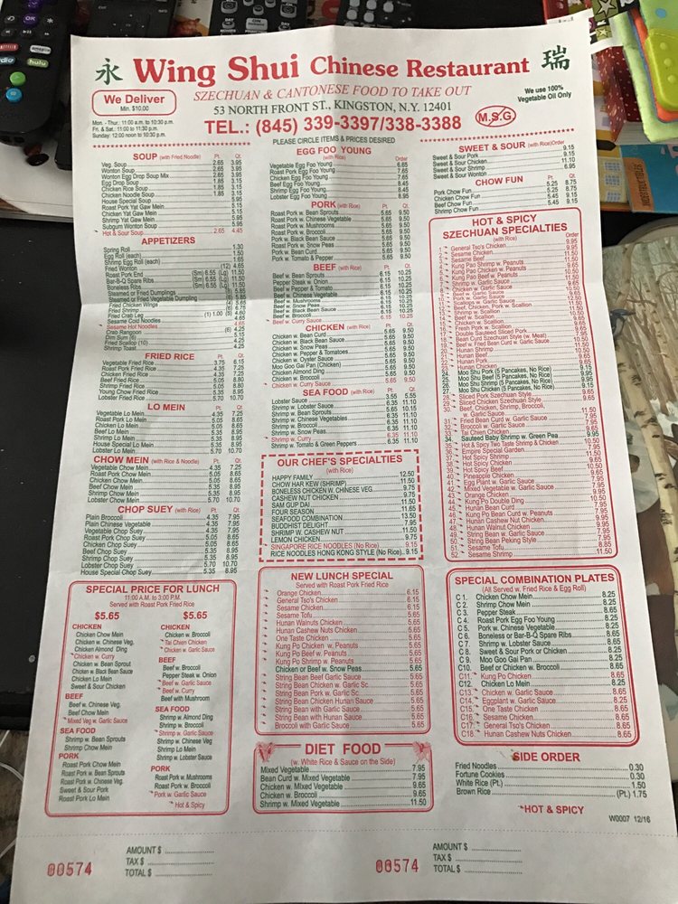 WING SHUI CHINESE RESTAURANT Updated October 2024 35 Reviews 53 N