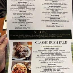 Burgers, Sandwiches and Entrees menu