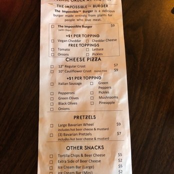 Canton Brew Works - Food menu - Breweries Near Me - Canton, Michigan