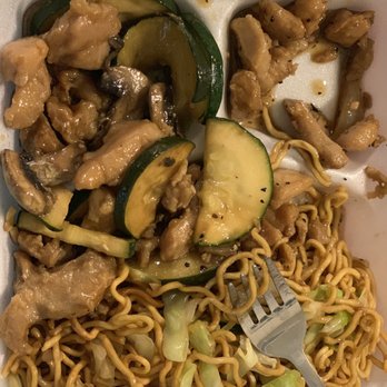 Panda Express - The worst noodles , dry , parts with no sauce , and more cabbage than noodles - Chinese Near Me - Yuba City, California