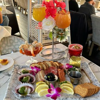 FIVE on the Hill - Shrimp Cocktail, Margarita Flight, Westcoast Sea-cuterie Board, Como La Flor - Cocktail Bars Near Me - Universal City, California FIVE on the Hill - Shrimp Cocktail, Margarita Flight, Westcoast Sea-cuterie Board, Como La Flor - Cocktail Bars Near Me - Universal City, California