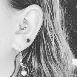 Daith piercing by Tristan Daith piercing by Tristan