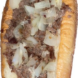 Rich Rob’s Philly Stop - Rich steak with provolone and raw onions