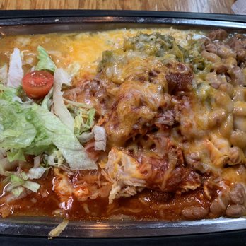 La Cocina - Chicken Enchiladas flat not round like I wanted - Breakfast & Brunch Near Me - Espanola, New Mexico La Cocina - Chicken Enchiladas flat not round like I wanted - Breakfast & Brunch Near Me - Espanola, New Mexico