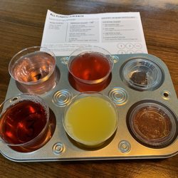 Montezuma Winery Cooperstown - Mimosa flight