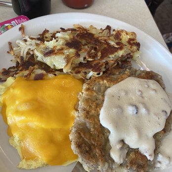 The Pancake Chef - Chicken Fried Steak And Eggs - American Near Me - SeaTac, Washington