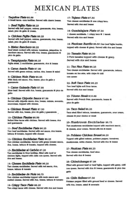 Menu photo 6 Taqueria Mexico Killeen, TX Menu photo 6 Taqueria Mexico Killeen, TX