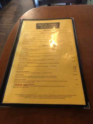 Menu photo 1 First and Union Kitchen Snohomish, WA