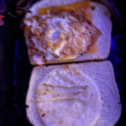 American Grilled Cheese Company - Classic Grilled Cheese- looks like they forgot the friggin cheese on a grilled cheese sandwich?! It was AWFUL