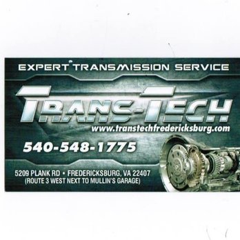 Trans Tech - Transmission Repair Near Me - Fredericksburg, Virginia Trans Tech - Transmission Repair Near Me - Fredericksburg, Virginia
