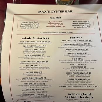 MAX’S OYSTER BAR - Updated February 2026 - 1130 Photos & 699 Reviews