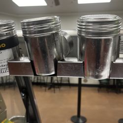 Subway - These are the salt and pepper that nobody wipes down to clean..keep in mind after they touch that they then touch your sandwich to cut it.