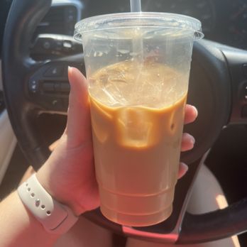 Daily Dose Cafe - Iced lavender white mocha latte w/ oat milk - Cafes Near Me - Charleston, West Virginia Daily Dose Cafe - Iced lavender white mocha latte w/ oat milk - Cafes Near Me - Charleston, West Virginia
