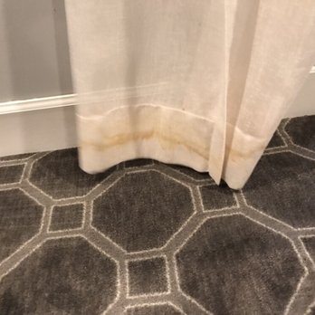Beehive Cleaning - These white drapes wicked the rain water up, and had to be hand cleaned. They came out great! - Carpet Cleaning Near Me - Gilbert, Arizona