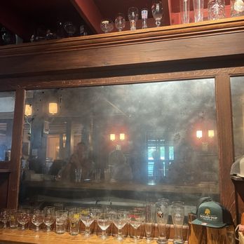 Round Top Brewing - Sit at the bar. Best seat in the house. Watch the dumb waiter & scope out all the food. - Breweries Near Me - Round Top, Texas