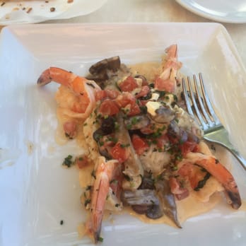 Basil's Restaurant & Tapas Bar - Greek style shrimps. Do sit outside when the weather is nice. - Mediterranean Near Me - Atlanta, Georgia