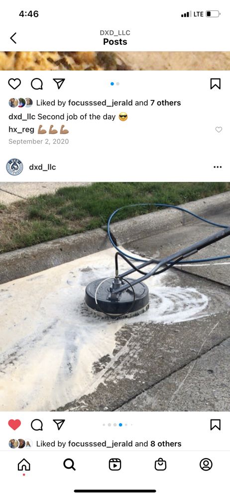 Slide of DXD Draining & Power Washing