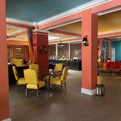 Colony Hotel & Cabana Club - Inside with breakfast area