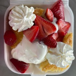 Dairy Cup of Mount Carmel - Strawberry Shortcake Ice Cream-available seasonally