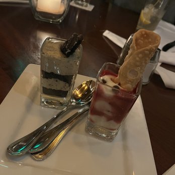 Seasons 52 - Cookies 'N' Cream Mini Raspberry Chocolate Chip Cannoli Mini - New American Near Me - Raleigh, North Carolina Seasons 52 - Cookies 'N' Cream Mini Raspberry Chocolate Chip Cannoli Mini - New American Near Me - Raleigh, North Carolina