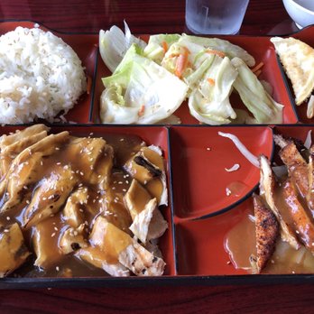 Sapporo - Bento box 2 with teriyaki chicken and chicken katsu - Sushi Bars Near Me - San Antonio, Texas Sapporo - Bento box 2 with teriyaki chicken and chicken katsu - Sushi Bars Near Me - San Antonio, Texas