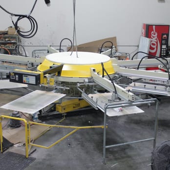 Next Day Printed Tees - Our 2008 TAS Oversized Beach Towel Printer - Screen Printing/T-Shirt Printing Near Me - Chula Vista, California