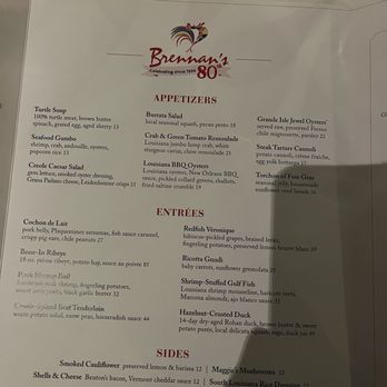 Brennan's - Menu - Cajun/Creole Near Me - New Orleans, Louisiana Brennan's - Menu - Cajun/Creole Near Me - New Orleans, Louisiana