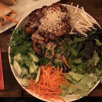 Ginger and Lemongrass - Mix/match bowl with grilled pork & soba noodles (that you can't see) - Vietnamese Near Me - Whitestone, New York