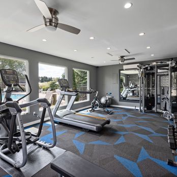 Collins Crossing - Interior of fully equipped fitness center - Apartments Near Me - Carrboro, North Carolina