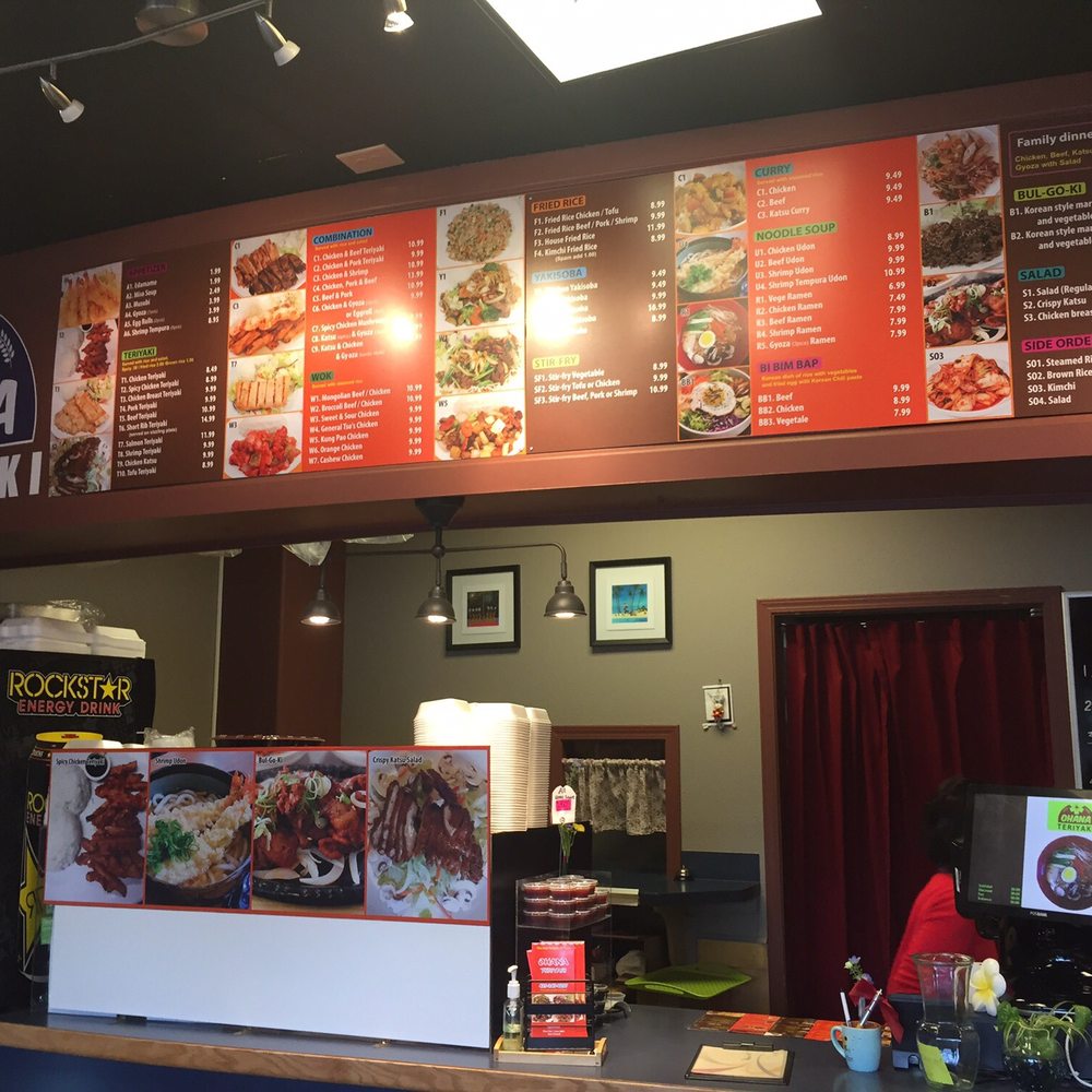 Ohana Teriyaki - Front counter with menu as Jan 2018. - Japanese Near Me - Bothell, Washington Ohana Teriyaki - Front counter with menu as Jan 2018. - Japanese Near Me - Bothell, Washington