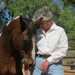 Healing Through Horses - Judy and Guapito - sharing a special connection